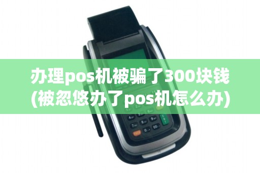 办理pos机被骗了300块钱(被忽悠办了pos机怎么办)