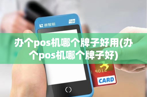 办个pos机哪个牌子好用(办个pos机哪个牌子好)