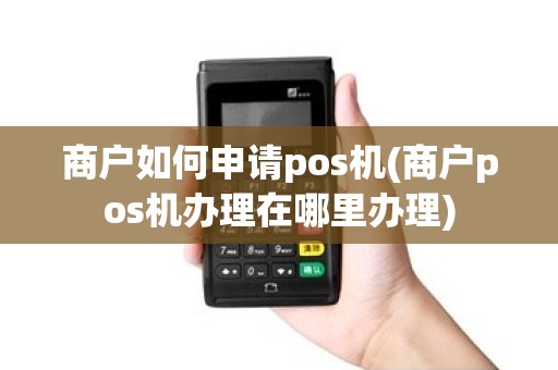 商户如何申请pos机(商户pos机办理在哪里办理)