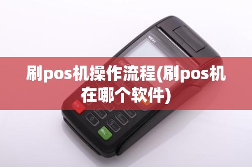 刷pos机操作流程(刷pos机在哪个软件)