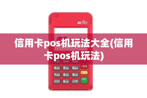 信用卡pos机玩法大全(信用卡pos机玩法)
