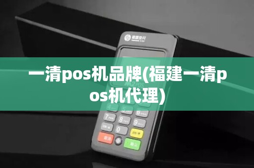 一清pos机品牌(福建一清pos机代理)