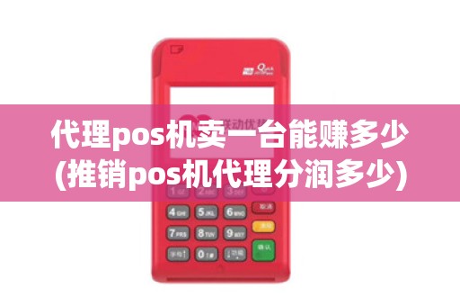 代理pos机卖一台能赚多少(推销pos机代理分润多少)