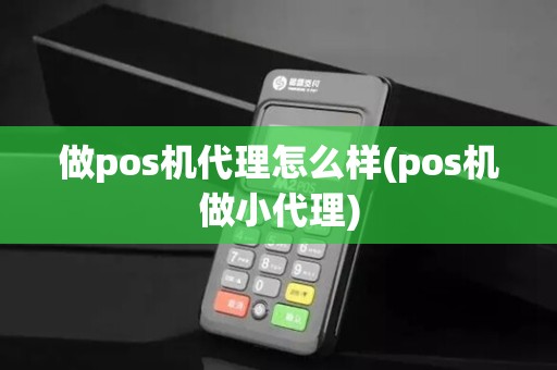 做pos机代理怎么样(pos机做小代理)