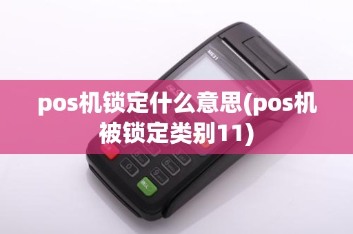 pos机锁定什么意思(pos机被锁定类别11)