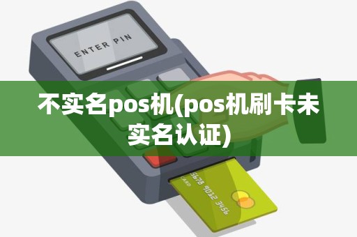 不实名pos机(pos机刷卡未实名认证)