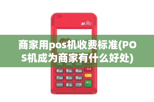 商家用pos机收费标准(POS机成为商家有什么好处)