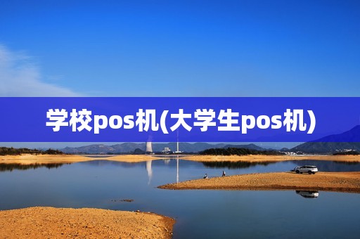 学校pos机(大学生pos机)