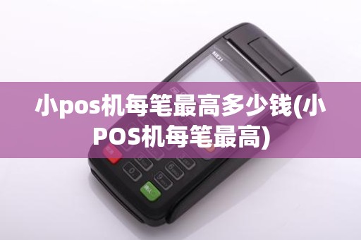 小pos机每笔最高多少钱(小POS机每笔最高)