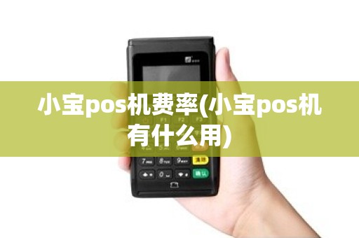 小宝pos机费率(小宝pos机有什么用)