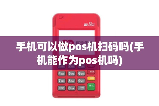 手机可以做pos机扫码吗(手机能作为pos机吗)