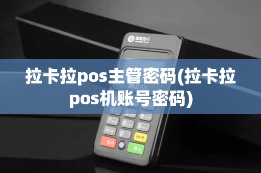 拉卡拉pos主管密码(拉卡拉pos机账号密码)