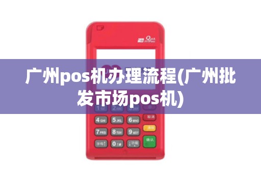 广州pos机办理流程(广州批发市场pos机)