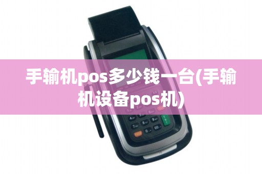 手输机pos多少钱一台(手输机设备pos机)