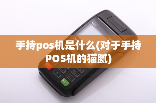 手持pos机是什么(对于手持POS机的猫腻)