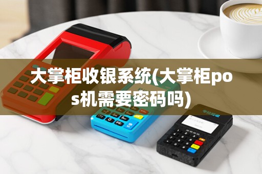 大掌柜收银系统(大掌柜pos机需要密码吗)