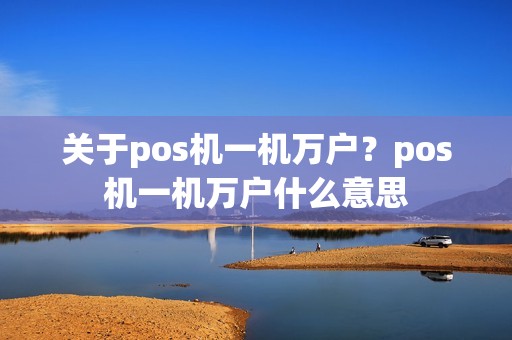 关于pos机一机万户？pos机一机万户什么意思