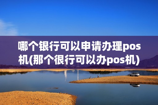 哪个银行可以申请办理pos机(那个很行可以办pos机)