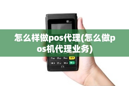 怎么样做pos代理(怎么做pos机代理业务)