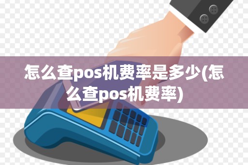 怎么查pos机费率是多少(怎么查pos机费率)