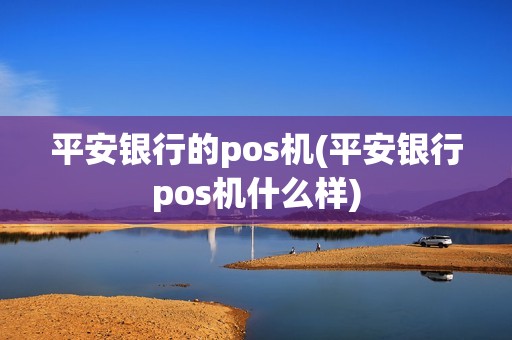 平安银行的pos机(平安银行pos机什么样)