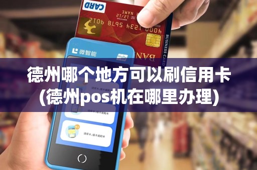 德州哪个地方可以刷信用卡(德州pos机在哪里办理)