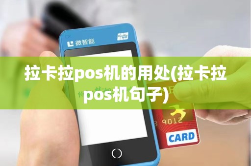拉卡拉pos机的用处(拉卡拉pos机句子)