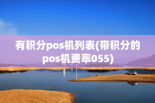 有积分pos机列表(带积分的pos机费率055)