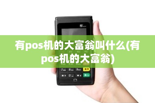 有pos机的大富翁叫什么(有pos机的大富翁)