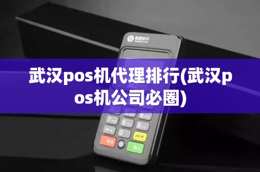 武汉pos机代理排行(武汉pos机公司必圈)