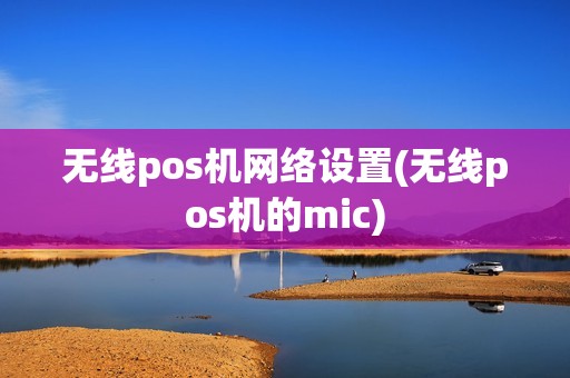 无线pos机网络设置(无线pos机的mic)