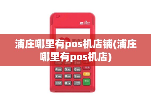 浦庄哪里有pos机店铺(浦庄哪里有pos机店)