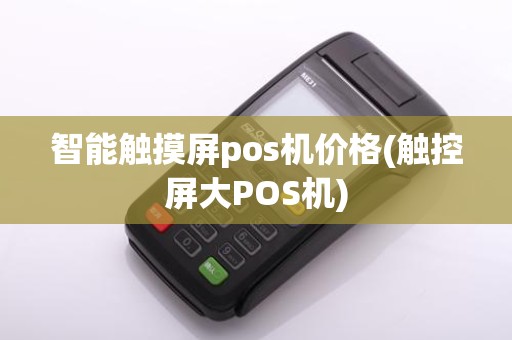 智能触摸屏pos机价格(触控屏大POS机)