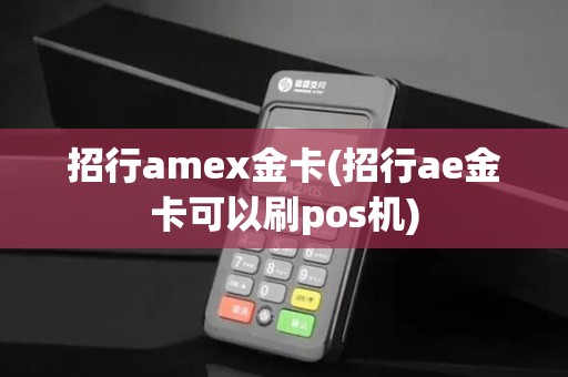 招行amex金卡(招行ae金卡可以刷pos机)