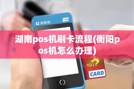 湖南pos机刷卡流程(衡阳pos机怎么办理)