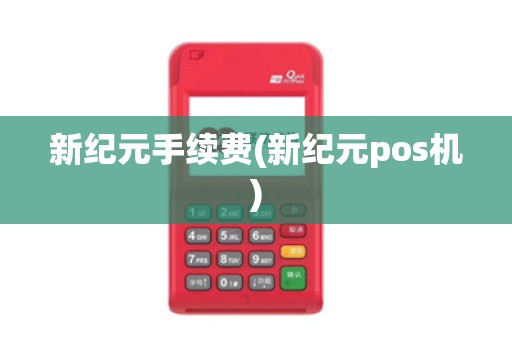 新纪元手续费(新纪元pos机)