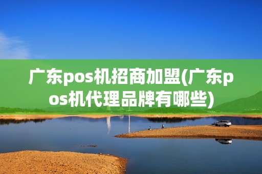 广东pos机招商加盟(广东pos机代理品牌有哪些)