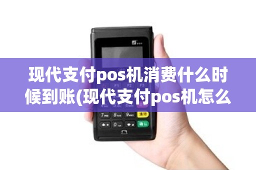现代支付pos机消费什么时候到账(现代支付pos机怎么用)