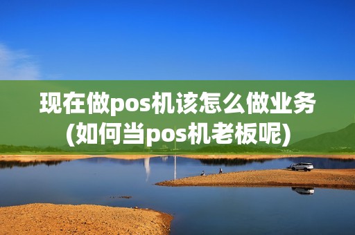 现在做pos机该怎么做业务(如何当pos机老板呢)