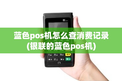 蓝色pos机怎么查消费记录(银联的蓝色pos机)
