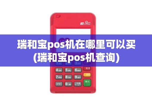 瑞和宝pos机在哪里可以买(瑞和宝pos机查询)