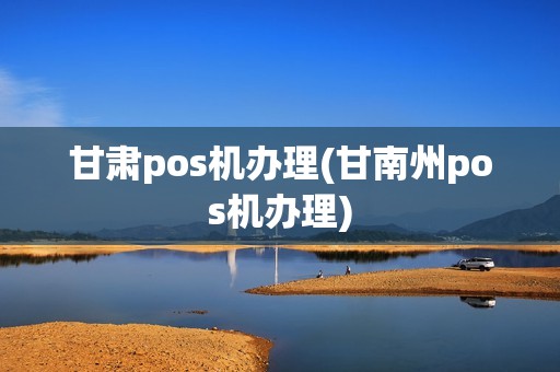 甘肃pos机办理(甘南州pos机办理)