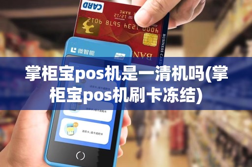 掌柜宝pos机是一清机吗(掌柜宝pos机刷卡冻结)
