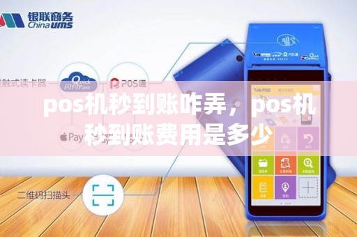 pos机秒到账咋弄，pos机秒到账费用是多少