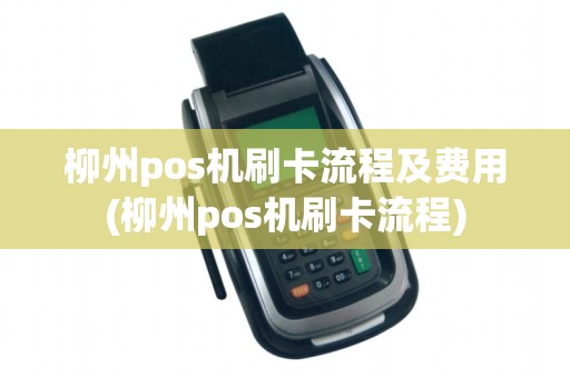柳州pos机刷卡流程及费用(柳州pos机刷卡流程)