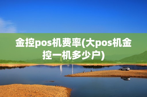金控pos机费率(大pos机金控一机多少户)