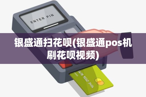 银盛通扫花呗(银盛通pos机刷花呗视频)