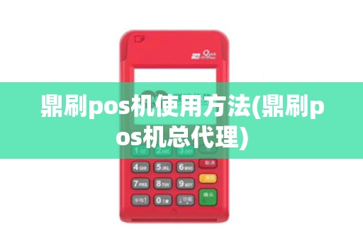 鼎刷pos机使用方法(鼎刷pos机总代理)