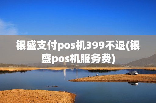 银盛支付pos机399不退(银盛pos机服务费)