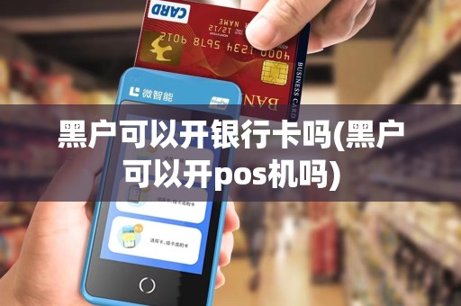 黑户可以开银行卡吗(黑户可以开pos机吗)